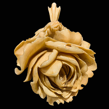 アイボリーローズペンダント