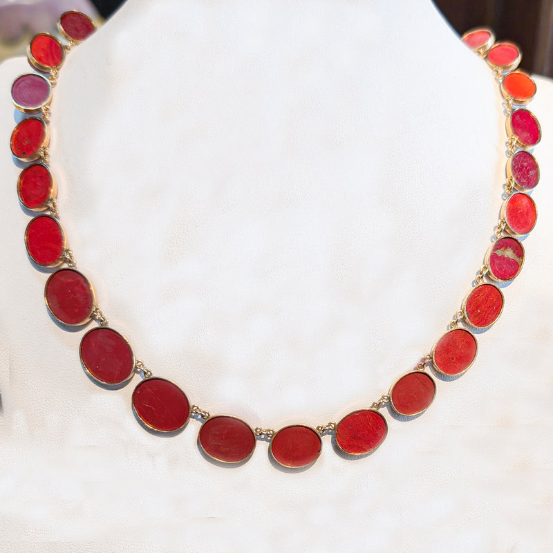 ローマンモザイクネックレス